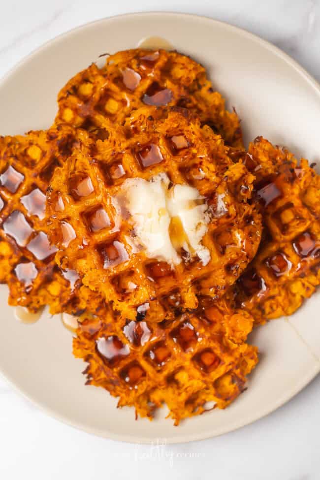 Sweet Potato Waffles - Easy Healthy Recipes