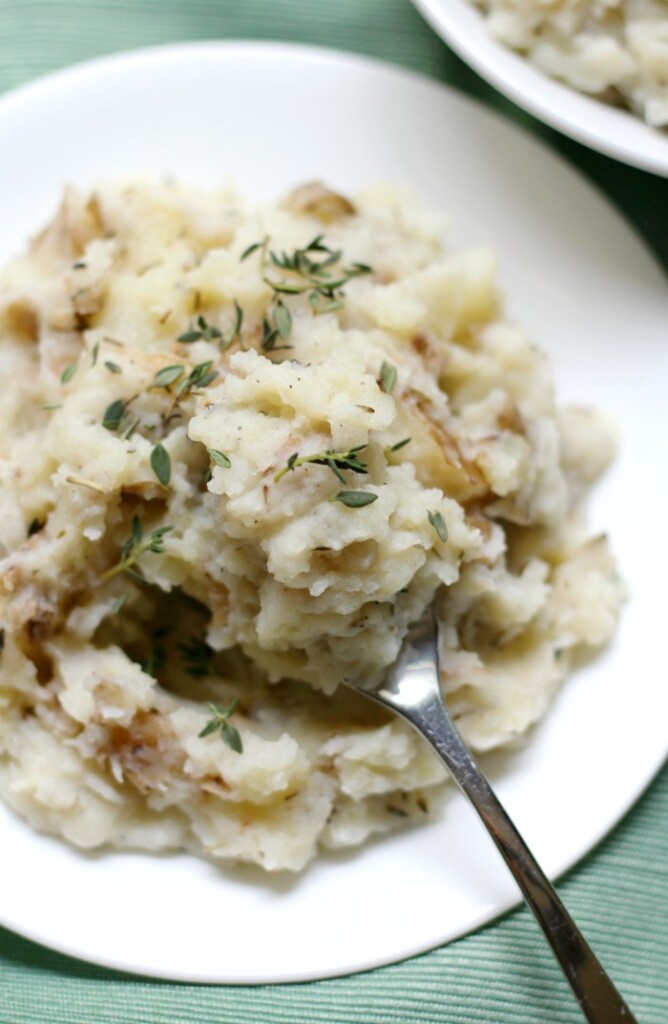 Gluten Free Rustic Rosemary Thyme Mashed Potatoes