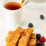 Pinterest graphic for keto french toast sticks