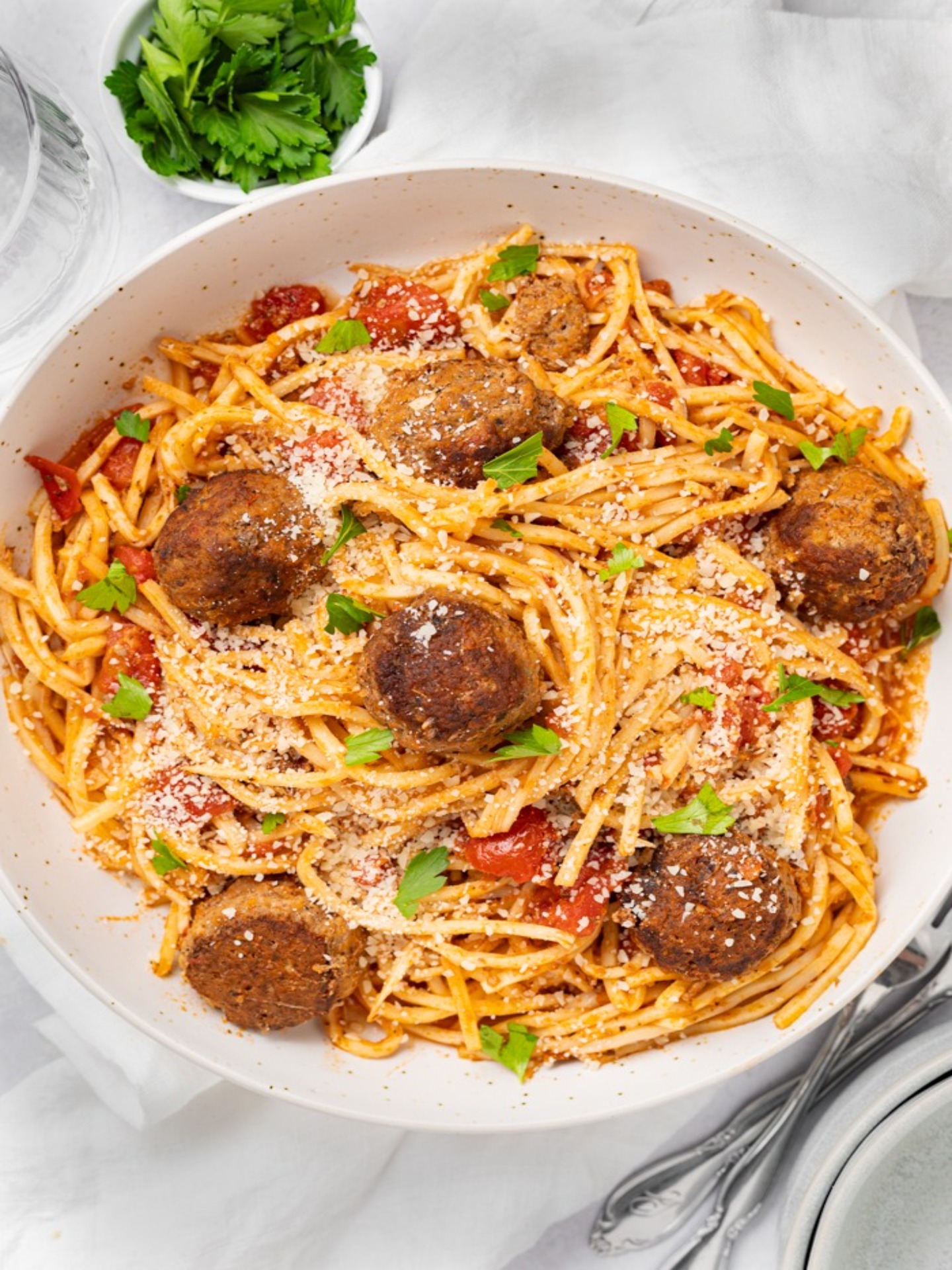 Keto Spaghetti and Meatballs