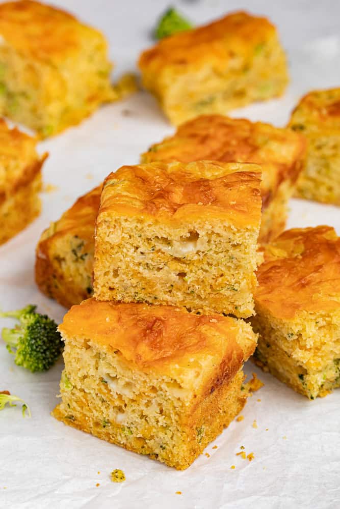 Broccoli Cornbread - Easy Healthy Recipes