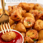 Pin graphic for air fryer home fries