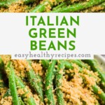 Pin graphic for Italian Green Beans