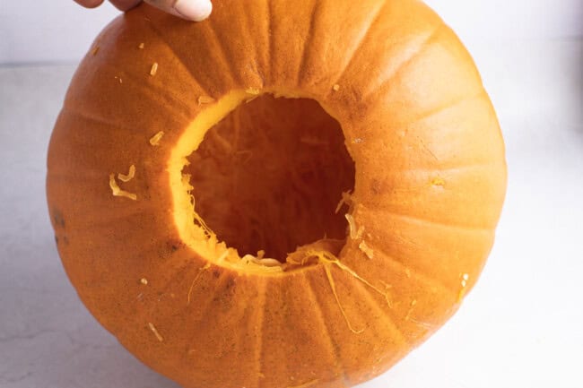 Puking Pumpkin with Guacamole "Vomit" - Easy Healthy Recipes