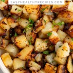Pin graphic for Southern fried potatoes