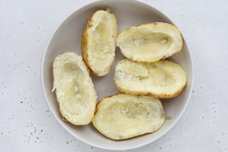 air fryer potato skins step 1