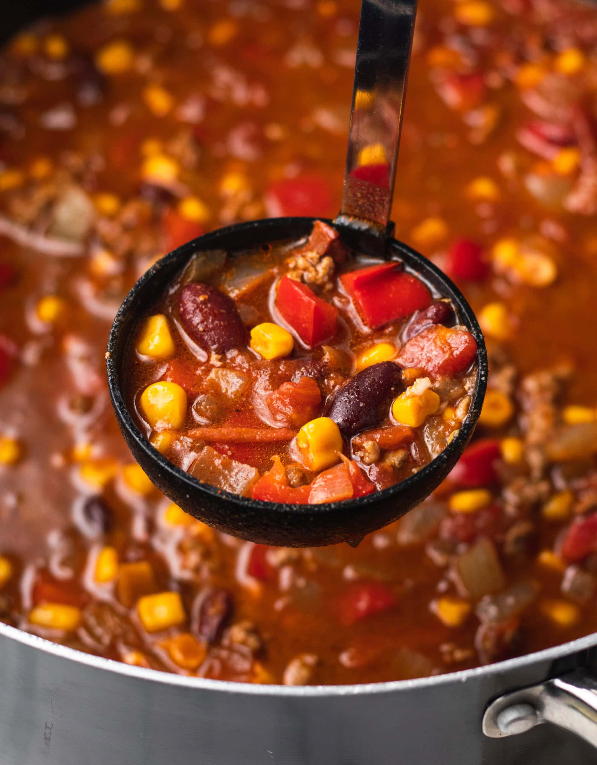 Chili with Corn - Easy Healthy Recipes